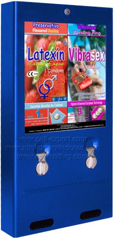 MULTIVENDOR X2  VENDING MACHINES                            Condoms, Vibrating Rings, Vibrating Ring, Thongs, Female Hygiene Kit, Glow in the dark, Multifruit, Nature, Vibrasex, Lubricant, Alcotest, Breathalyzer, Disposable...