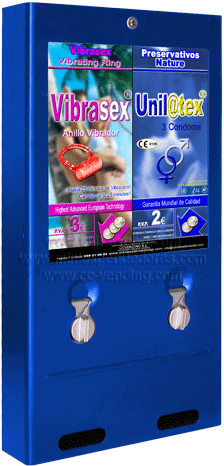 VENDING MACHINES                            Condoms, Vibrating Rings, Vibrating Ring, Thongs, Female Hygiene Kit, Glow in the dark, Multifruit, Nature, Vibrasex, Lubricant, Alcotest, Breathalyzer, Disposable...